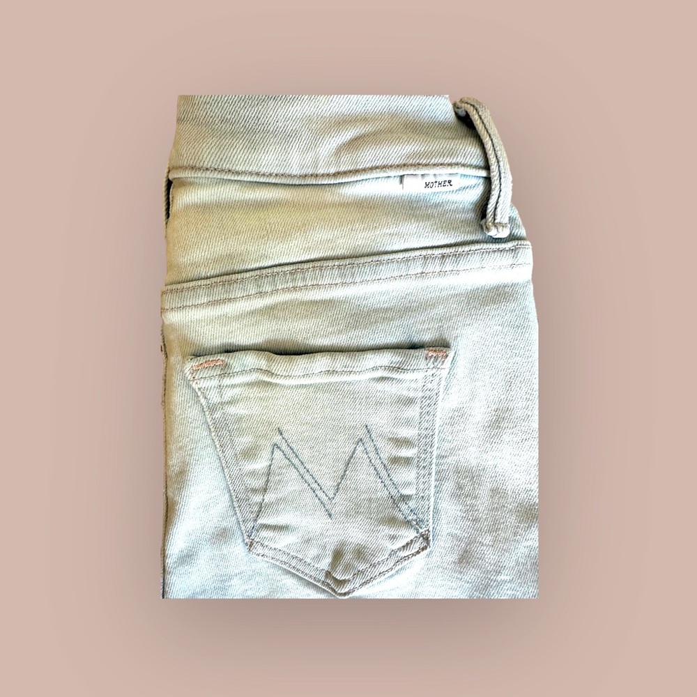NWOT MOTHER The Super Cruiser Double Heel Denim Jeans